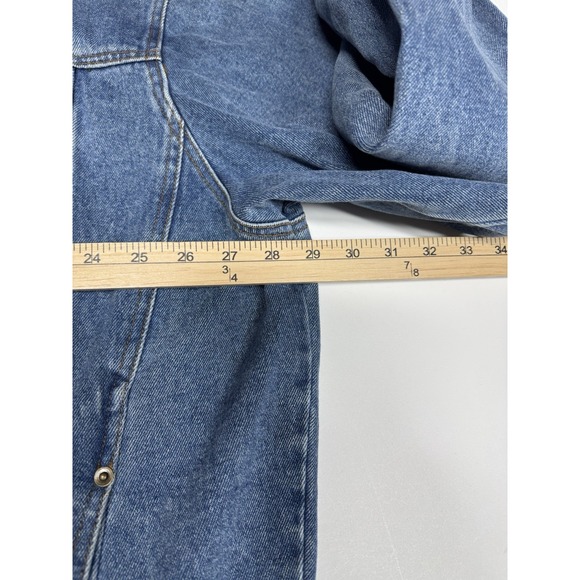 90s Riviera Hotel & Casino Denim Trucker Jacket Las Vegas Embroidered Size 2XL - Picture 6 of 10